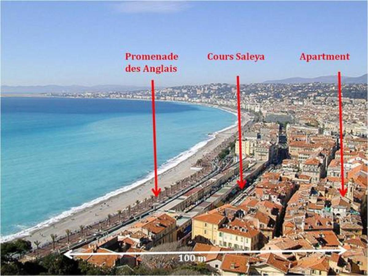 La Croix - F3, Terrasse Vue Panoramique, Vieux-Nice Old Town And Terrace Экстерьер фото